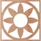Ekena Millwork Blume Wood Fretwork Pierced Ceiling Medallion, Cherry, 38"OD x 13 1/8"ID x 3/8"T CMWP38X38X0375BLCH - alternate 5